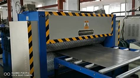 Sheet Knurling Embossing Machine Embosser Competitive Price Metal Plate