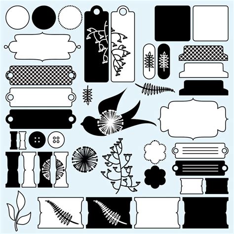 Scrapbook Clip Art Clipart Scrapbooking Elements Clip Art Etsy Ireland