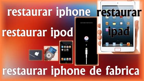 C Mo Restaurar El Iphone Ipad O Ipod A Los Ajustes De F Brica