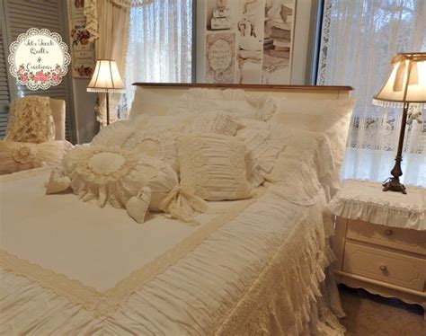 White LACE bed set Made By: TOTS TOUCH QUILTS and CREATIONS | White lace bedding, Lace bedding ...