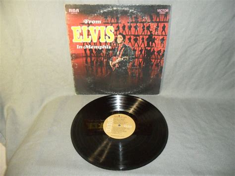 Elvis Presley ~ From Elvis In Memphis Lp Rca Lsp 4155 Rare Tan Label