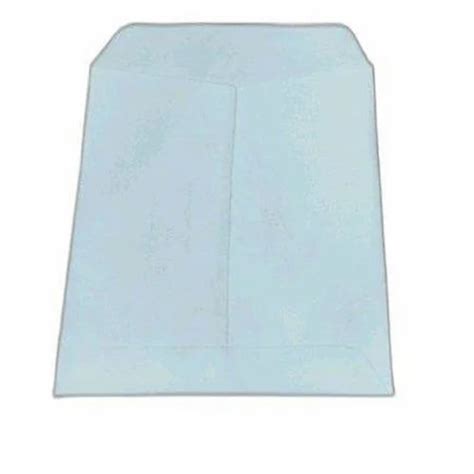 Rectangular Plain White Paper Medicine Envelope For Hospital Size