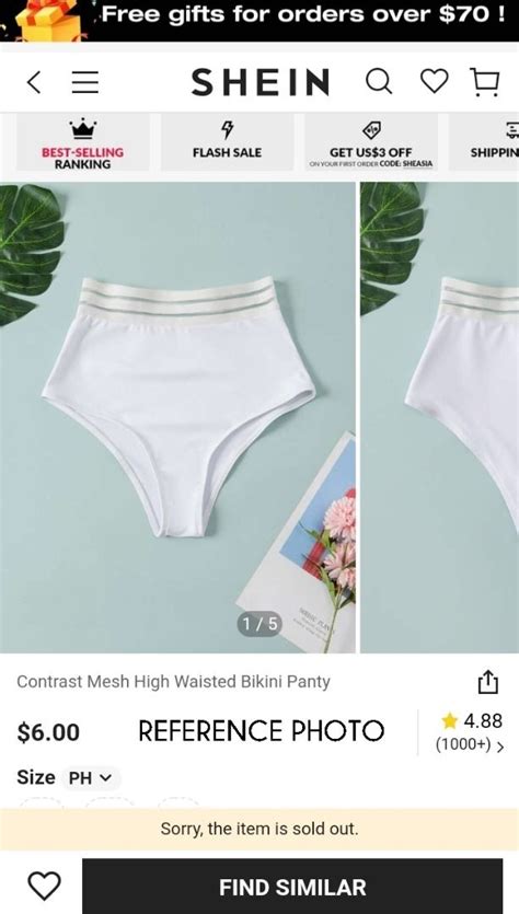 COD Lalamove Bnew SHEIN Bikini Scallop Mermaid Marble Pastel Bikini Top