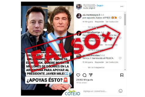 Es falso que Elon Musk quiere invertir millones de dólares en Argentina