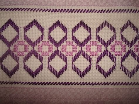 Ponto Reto Bargello Needlepoint Projetos De Ponto Cruz Toalhas Bordadas