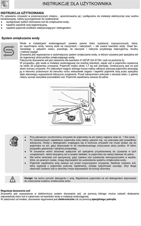 Instrukcja Obs Ugi I Instalowania Zmywarki Do Naczy Model Stx C Pdf