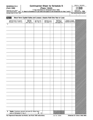 Form Continuation Sheet Fill And Sign Printable Template Online