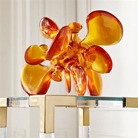 Giant Amoeba Sculpture In Orange Lucite For Sale At 1stdibs Orange Amoeba