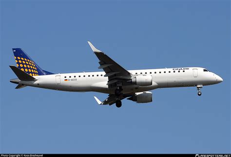 D Aecd Lufthansa Cityline Embraer Erj Lr Erj Lr Photo By