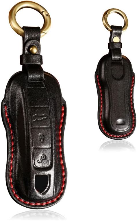 Amazon Hibeyo Smart Key Fob Case For Porsche Leather Full