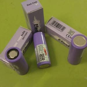 Jual Baterai Battery Efest Purple Imr Mah A Original Flat