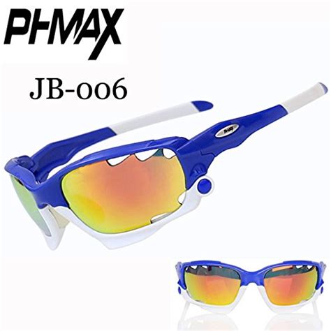 006 Phmax 2017 New Cycling Glasses Uv 400 3 Lens Mtb Bike Sunglasses