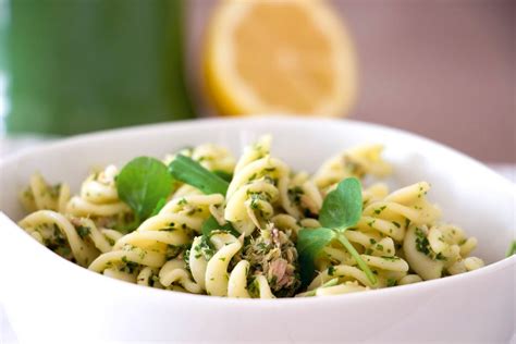 Tuna And Pesto Pasta Recipe From Pescetarian Kitchen