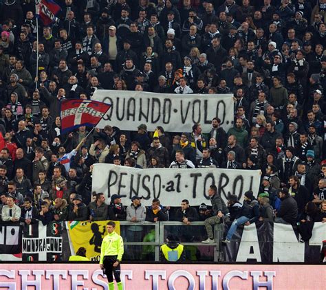 Derby Juve Toro Striscioni E Insulti Panorama