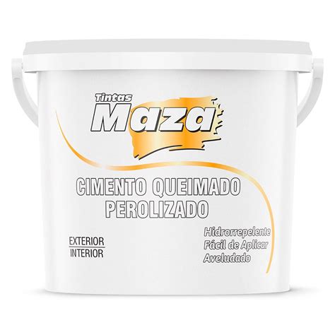 Cimento Queimado Perolizado Maza 3kg Atacadão das Tintas Frete