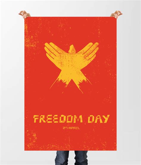 FREEDOM DAY POSTER: 27 April :: Behance