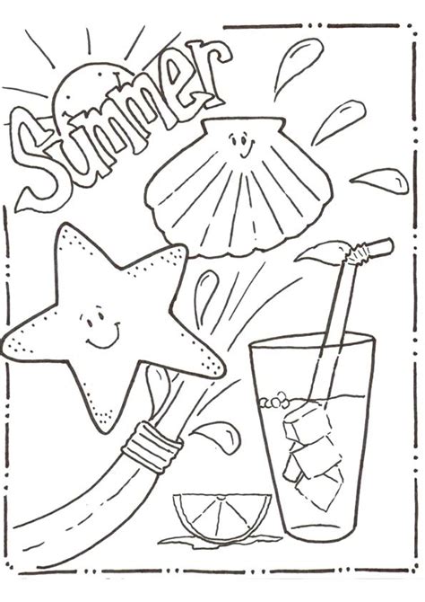 Summer Coloring Pages For Kids Print Them All For Free