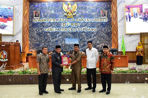 Wakil Bupati Deli Serdang Sampaikan Nota Keuangan Ranperda Perubahan