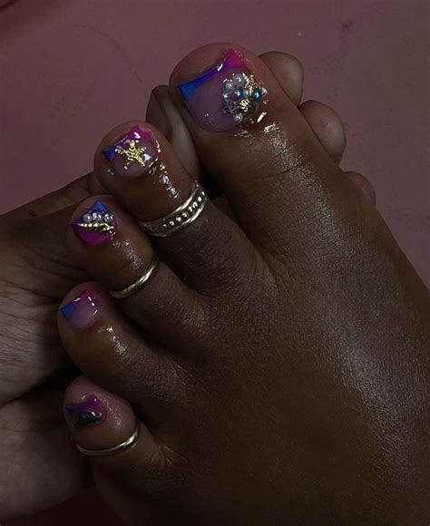 Pin By Tamyia On Fresh Set Acrylic Toe Nails Purple Toe Nails