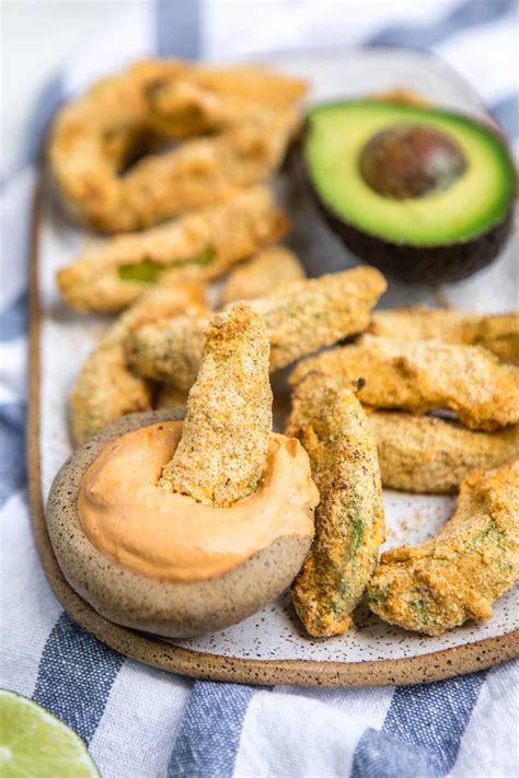 Crispy Baked Avocado Fries Vegan Gluten Free From My Bowl