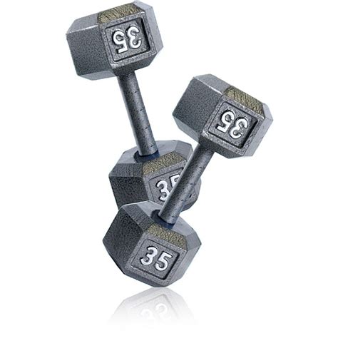 Shop Cap Bcap Barbell 35 Lb Pair Of Hex Dumbbells Set Of 2 Free