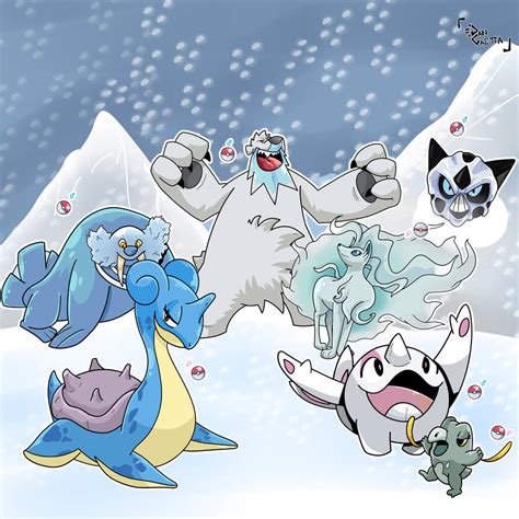 Pokemon Tipo Hielo By Gaetta On Deviantart