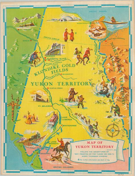 Map of Yukon Territory | Curtis Wright Maps