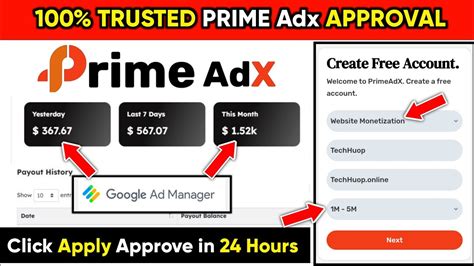 Google Adx Approval Prime Adx Ad Network Approval Best Adsense