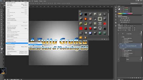 Corso Completo Di Photoshop CS6 Il Pannello Stili YouTube