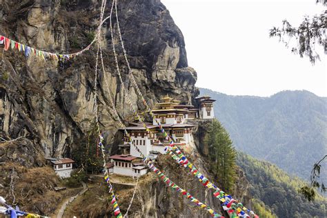 Le Monastère De Paro Taktsang Bhoutan