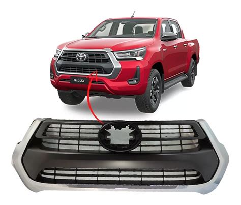 Grade Radiador Moldura Cromada Toyota Hilux Mebuscar Brasil