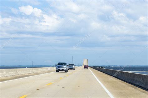 Crossing The Dauphin Island Bridge — Stock Editorial Photo © Hackman