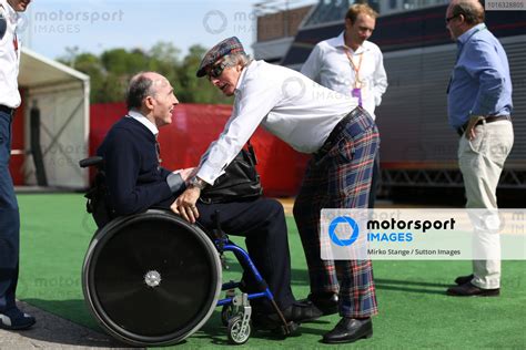 Sir Frank Williams GBR Team Owner Williams F1 Team And Jackie Stewart