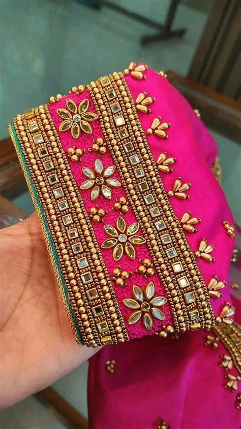 Pin By Pasupathy A On Art Work Hand Designs Blouse Hand Designs