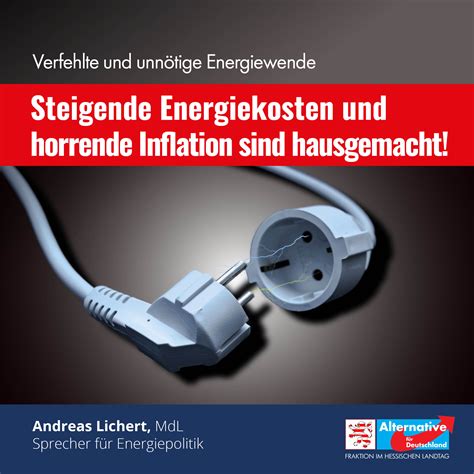 Steigende Energiekosten Und Horrende Inflation Sind Hausgemacht