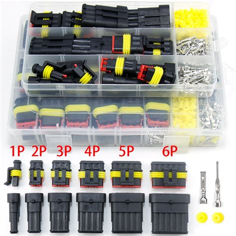 Waterproof Connectors Kit Automotive Solder Wire Quick Connector Electrical In Car Wiring Auto