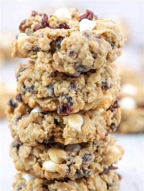 Cranberry White Chocolate Chip Oatmeal Cookies Story Mama Needs Cake®