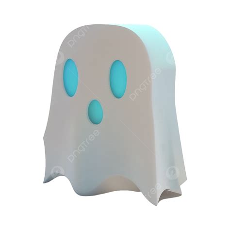 Desenho Animado Fantasma Branco Tridimensional Png Fantasma Dia Das