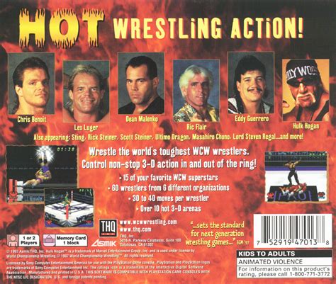 Wcw Vs The World 1997 Playstation Box Cover Art Mobygames