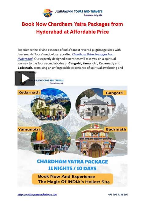 PPT Embark On A Sacred Journey With Jwalamukhi Tours Chardham Yatra