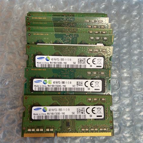 Yahooオークション Samsung 4gb 1rx8 Pc3l 12800s 10枚セット