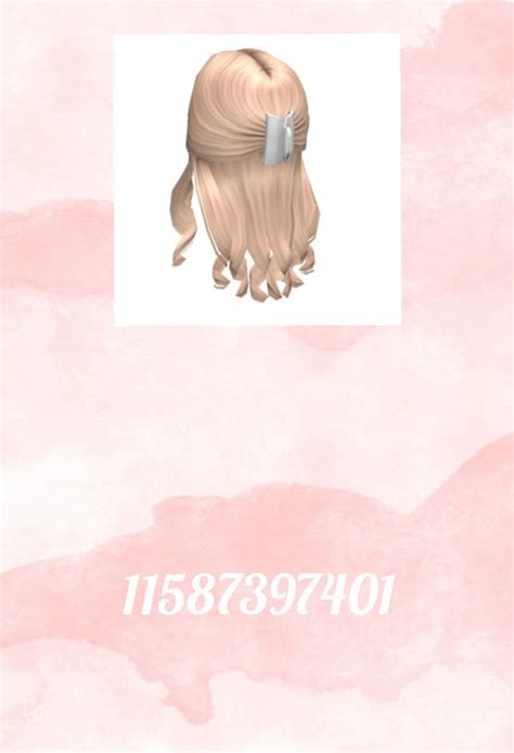 𝐻𝒶𝒾𝓇 𝒞𝑜𝒹𝑒 Cute blonde hair Blonde hair roblox Brown hair roblox