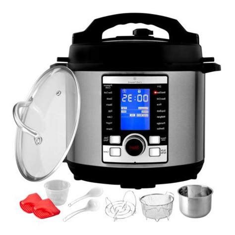 Chefwave 6qt 10 In 1 Multi Use Digital Programmable Pressure Cooker Accessories