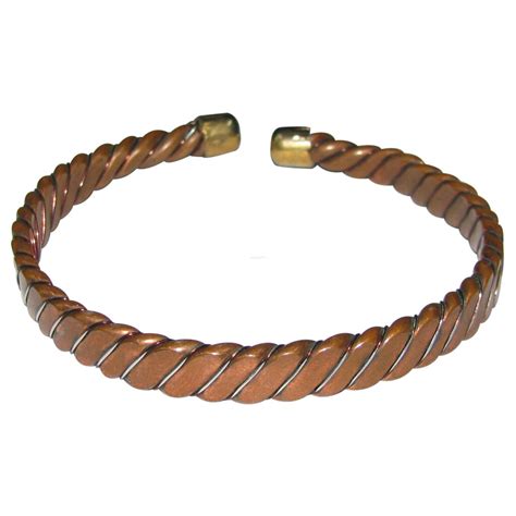 Aadhyathmik Twisted Copper Bracelet For Health S Aadhyathmika