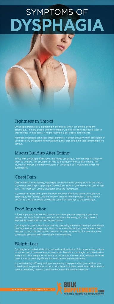 Dysphagia Symptoms Causes And Treatment