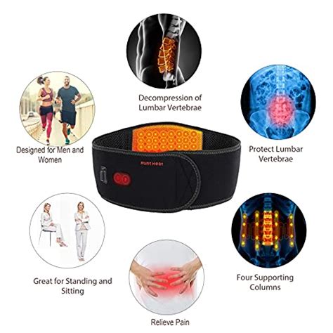 Extra Large52heating Pad Back Massage For Lower Back Pain Cordless