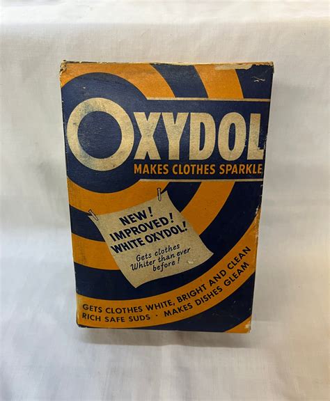 Original 1940s Oxydol Laundry Detergent Vintage Laundry, 48% OFF