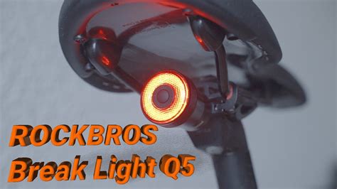 Rockbros Q Break Light Review Youtube