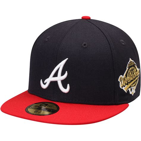 Atlanta Braves New Era 1995 World Series Wool 59fifty Fitted Hat Navy