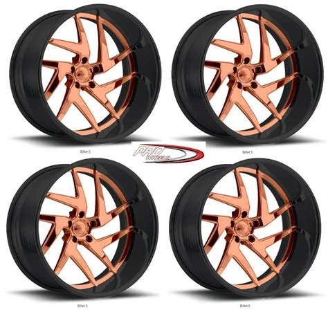 22 Pro Wheels Rims Forged Billet 5 Rose Gold Custom Offset 3 195 00